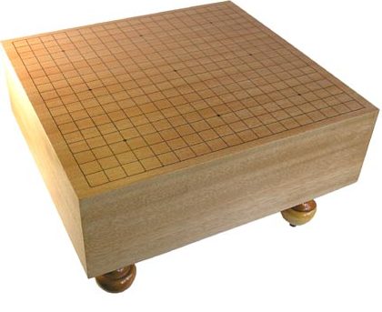 帝王級天然實木圍棋墩
